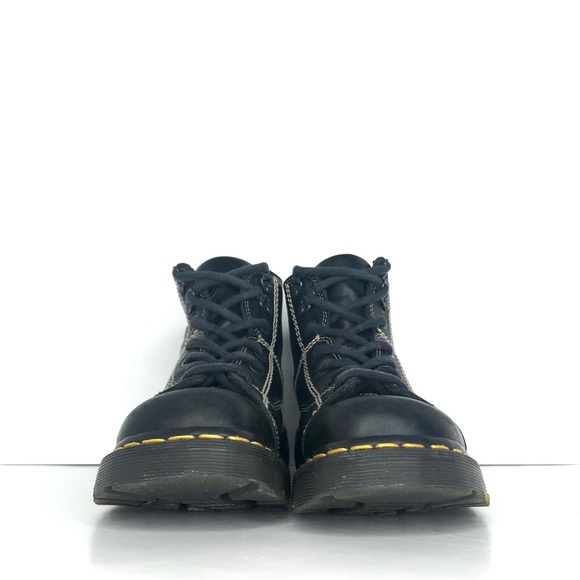 Vintage Dr Martens Made In England 8A07 Lowtop Lace Up Boots Women’s 7 Shoes - Picture 9 of 12